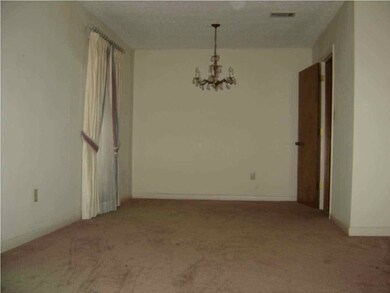 Dining area and living room