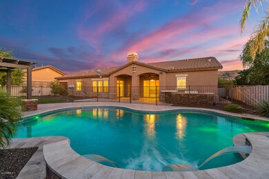 Tranquil Pool Area with Water Features