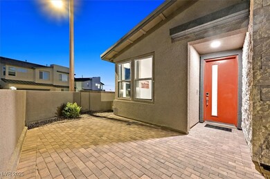 Property entrance featuring fence, a patio, and st