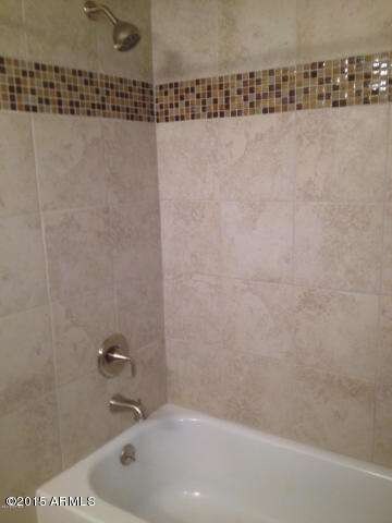 tiled tub shower