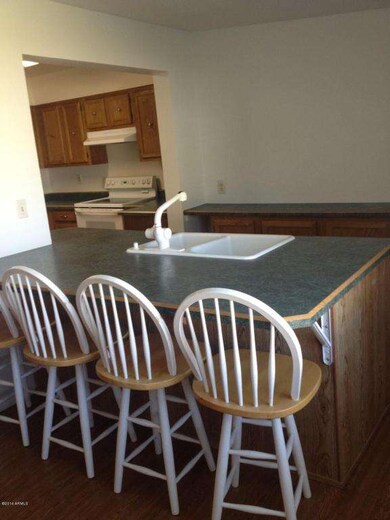 Breakfast Bar into Kitchen