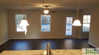 Kitchen Bar and Living Room