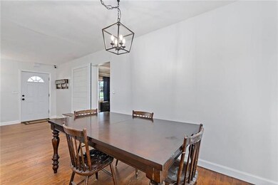 Dining room allows to open access living area!