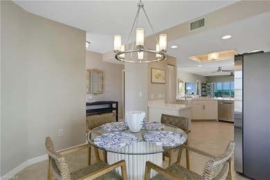 Breakfast room opens to the kitchen.
