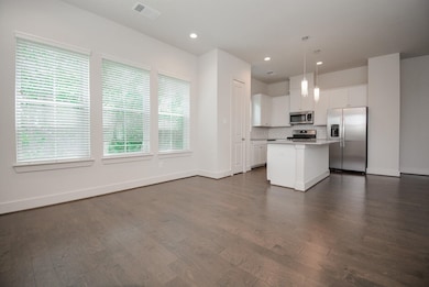 Custom two inch wood blinds throughout home