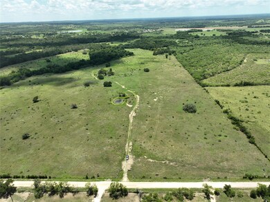 Aerial view of sparsely populated area