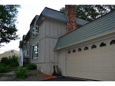 Exterior Front. Attached Garage