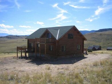 Spacious two-story log home with full basement