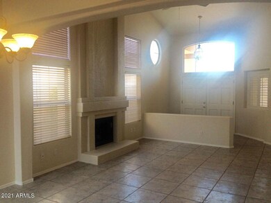 living and front entry