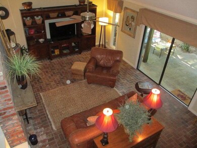 2 story Den area