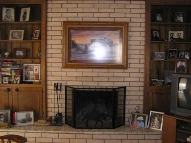 Den/Family/Great Room. Close up of firep