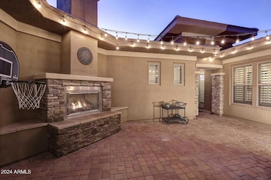 Courtyard Fireplace