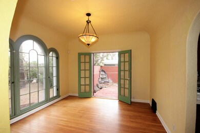 French doors to deck