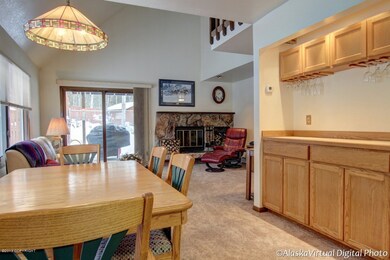 Dining area w Built-in Hutch