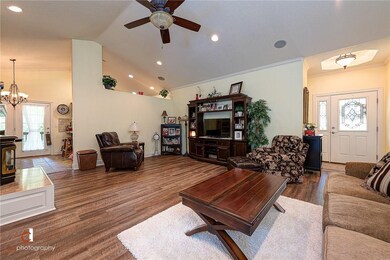 Living room has a 12' pitch.