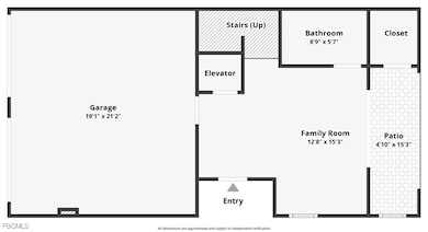 View of room layout