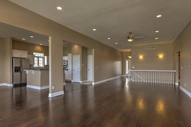 Opening up the walls between the living area to th