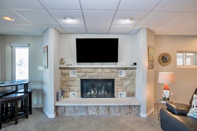 living room fireplace