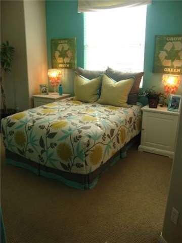 This 2nd bedroom has its own bathroom