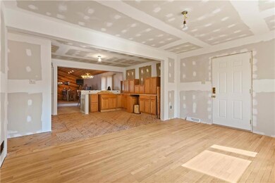 unfinished kitchen from LR