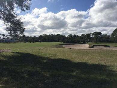 Fairway behind lot