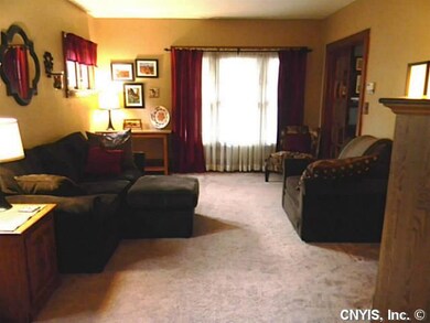 Living Room. Spacious living room with french door