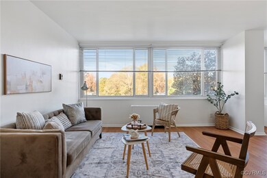Brand new floors add warmth and style to this chic