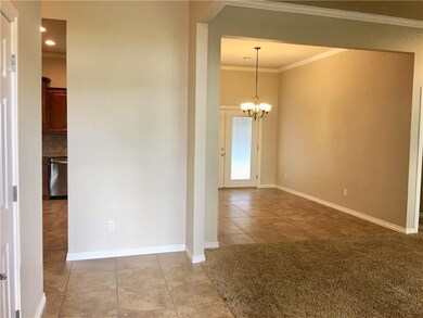 Beautiful open tile entry.