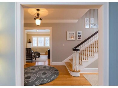 Main floor center hall entry