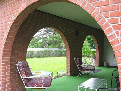 Patio. Impressive Architectural Arch Ways