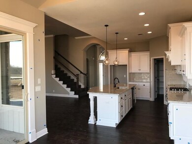 View from the dining area looking toward front doo