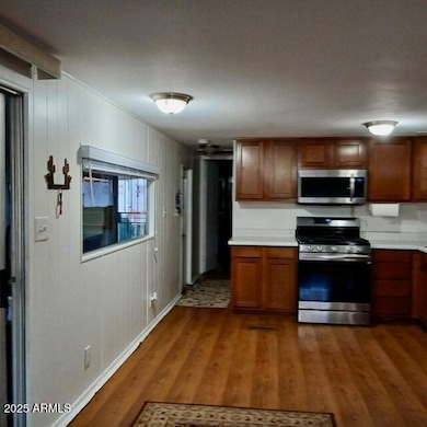 Sliding glass door and window to AZ room