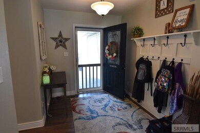 Entry with Coat Hooks