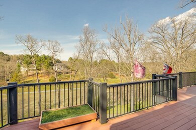 Golf course view and large deck space
