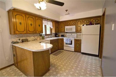 Kitchen. Very spacious eat-in kitchen with newer d