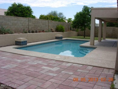 Pool looking west