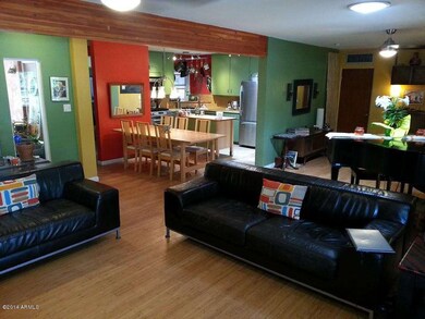 living room to dining room