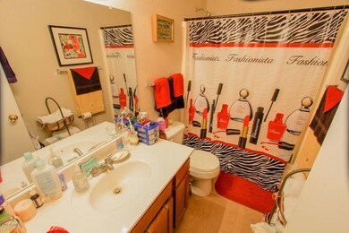 Hallway bathroom