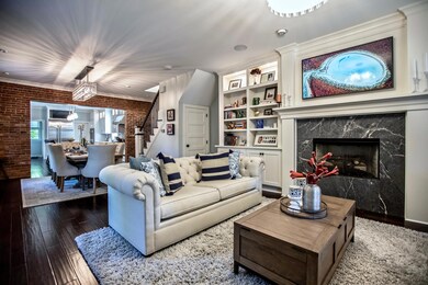 Fireplace/Stone Surround Is Focal Point