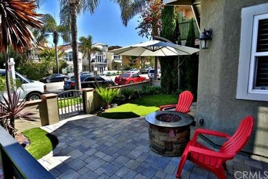  Gated front yard with custom stone.  Great for En