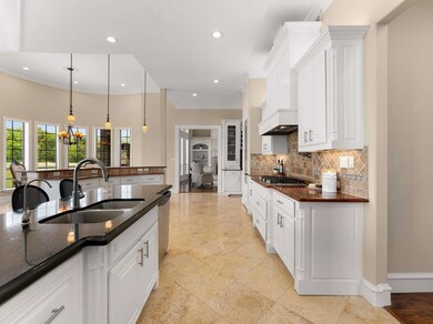 The chef’s kitchen is a showstopper, complete with