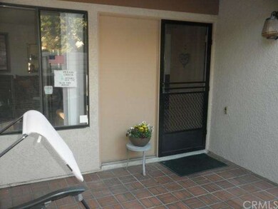 Private entry off patio