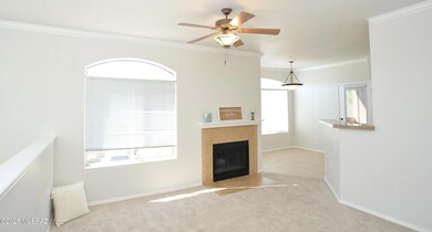 Living Room W/Woodburning FP