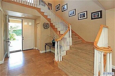 This elegant formal entry welcomes you to the home