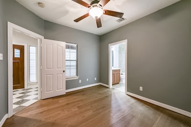 Another view of the bedroom on the first floor.