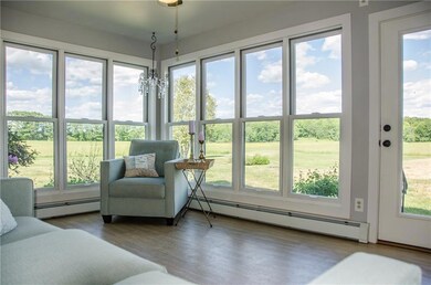 Main Unit Sun Room overlooks the...