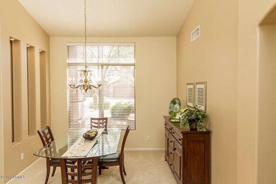 Dining room has space for buffet hutch