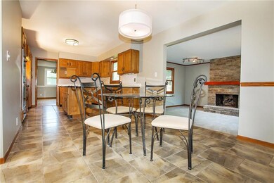 Large eat-in kitchen