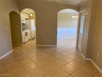 Family room looking toward eat in kitchen.