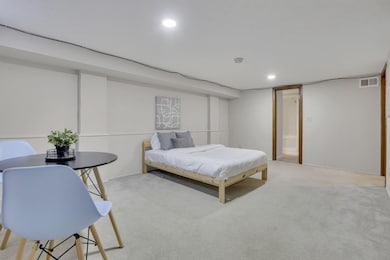 Lower level den/office space